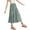 Army Green, variant on Taqqpue Girls Summer Skirts Elastic High Waist Maxi Skirt Floral Cotton Party Wedding Vacation Skirts Stylish A-Line Long Flowy Skirt for Girl 5-14 Years
