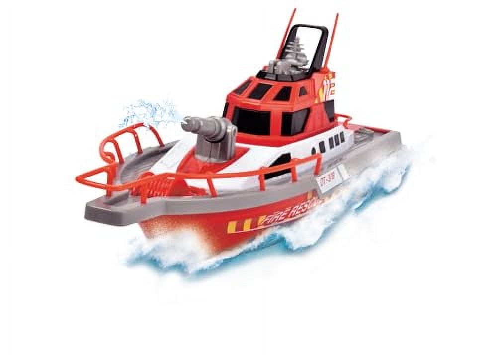 Dickie Toys - 15" RC Rescue Boat With Working Water Pump