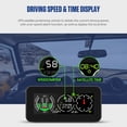 thumbnail image 5 of Car Inclinometer Level Tilt Meter, Digital HUD GPS Speed Slope Meter, Real-timie Speed, Vehicle tilt/Pitch Angle, Battery Voltage with HD LCD Display, 5 of 8