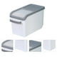 thumbnail image 5 of Cubo de arroz de plástico gris para el hogar, 15 kg, 1 unidad, 5 of 7