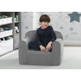 thumbnail image 4 of Delta Children Cozee Chair for Kids for Ages 18 Months and Up, Grey Mink Velvet, 4 of 8
