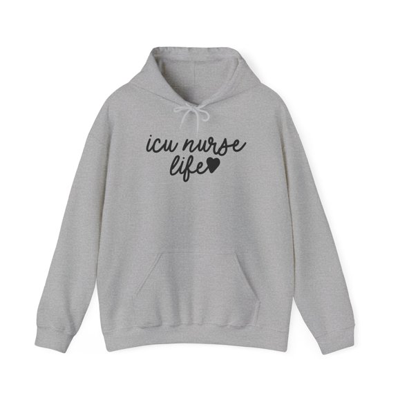 ICU Nurse Nursing Life Sister Best Friend Hoodie, Gifts, Hooded Sweatshirt
