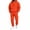 Orange 02#, variant on Men's Fleece Tracksuit Sweatsuit 2 Piece Hoodie and Sweatpants Set Soft Warm Pullover Hooded Jogger Casual Athletic Gym Jogging Sweat Suits Outfits for Fall Winter Dark Gray XL
