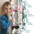 thumbnail image 3 of Blackout Kids Curtains,Husky Dog Flower Floral Childrens Insulated Curtains Set Of 2,Bedroom Essentials,Toddler Room Decor 42x84in(106x213cm), 3 of 4