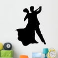 thumbnail image 1 of Dancing Couple Wall Decal by Wallmonkeys Peel and Stick Graphic (48 in H x 37 in W) WM133315, 1 of 4
