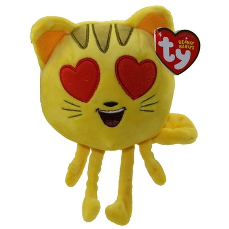 TY Beanie Baby - The Emoji Movie - CAT HEART EYE (6 inch) price history on PriceWatchPro
