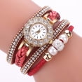thumbnail image 2 of Reloj HUOGUO Weave Wrap Quartz Wrap, pulsera vintage para mujer, 2 of 4