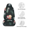 thumbnail image 4 of Fotbe Baby Sloths Sleeping Funda para Asiento de Auto con Estampado – Impermeable y Antisudor – Ajuste Universal, Lavable a Máquina, Antideslizante (1 Pieza), 4 of 5