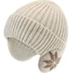 thumbnail image 2 of Gorro de punto para hombre, gorro de invierno para mujer, gorro elástico para hombre, gorro cálido para exteriores, gorro con orejeras y forro polar, 2 of 2