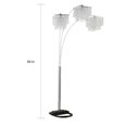 thumbnail image 2 of Coaster 901484 Traditional Lamp, Chrome, 2 of 2