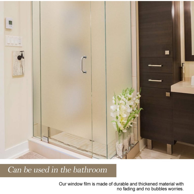 Frosted Privacy Window Film 35.4" x 97.5" photo 2