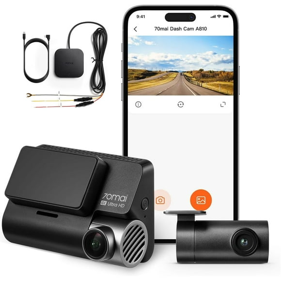Dash Cam 70mai A810 4K con Starvis 2 IMX678, LTE, GPS, WiFi