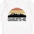 thumbnail image 3 of Inktastic Charlotte North Carolina Skyline Toddler Sweatshirt, 3 of 4