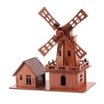 thumbnail image 3 of Rompecabezas 3D, casa de madera, de madera, edificios, , Kits DIY, juguete de construcción para niños, rompecabezas, ornamento, regalo de Molino Hugo construcción de rompecabezas, 3 of 10