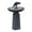Black, variant on Chamoist Halloween Resin Crow Bird Bath for Village Collections Tombstones Figurine Set, Halloween Exquisite Crow Skeleton Resin Ornament, Beware Bird Bath Halloween Decorations Indoor