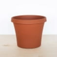 thumbnail image 2 of Bloem 14-in Terra Round Resin Planter - Terra Cotta Color (Saucer Not Included), 2 of 7
