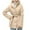 Womens Flannel Shirts Coffee, variant on Women's Casual Cotton Jackets Quilted Down Jackets Loose Belted Puffy Winter Coats 50%