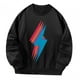 thumbnail image 5 of Sudadera con cuello redondo para mujer, camisetas simples de manga larga para otoño, uso diario en interiores M Yuyangstore sudadera para mujer, 5 of 8