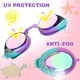 thumbnail image 4 of Keary 2 Unidades De Gafas De Natación Para Niños, Gafas De Natación Para Niños Pequeños, Niñas, Niños, Jóvenes, Antivaho, Impermeables, Anti-Uv, Visión Clara, Espejo, Lentes Planas, Gafas De Piscina D, 4 of 7