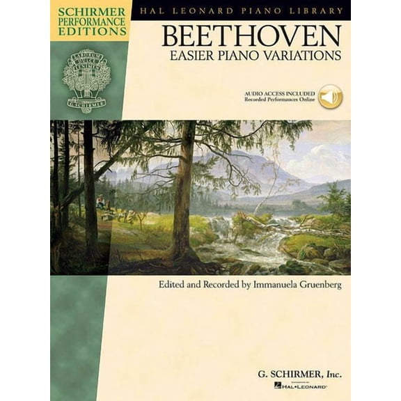 Ludwig Van Beethoven - Easier Piano Variations : With Access to Online Audio of Performances (Paperback)