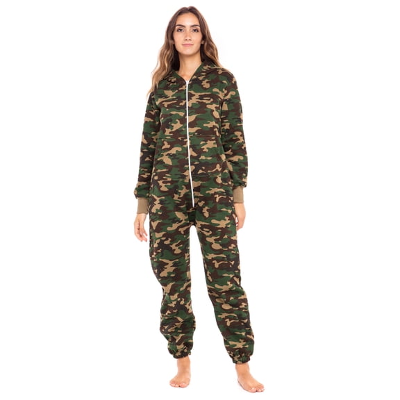 Unisex Sleepwear Adult Jumpsuit for Women One Piece Pajamas Ladies Non Footed Union Suit Pajamas