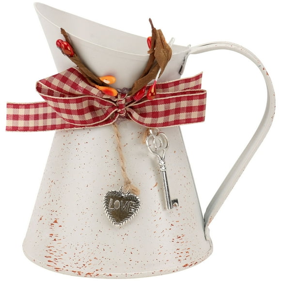 1 UNID Único hervidor de hervidor en forma de plantación de olla casa decorativa flor de flores hierro olla