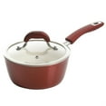 thumbnail image 4 of "Kenmore Arlington 12-Piece Ceramic Nonstick Cookware Set, Metallic Red<br><br>", 4 of 9