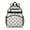 White Highland Cow, variant on White Highland Cow Flower Pattern Backpack for School,Cute School Bag,Schoolbag with Adjustable Shoulder Straps & Padded Back,15.25"x11.5"x5.25"