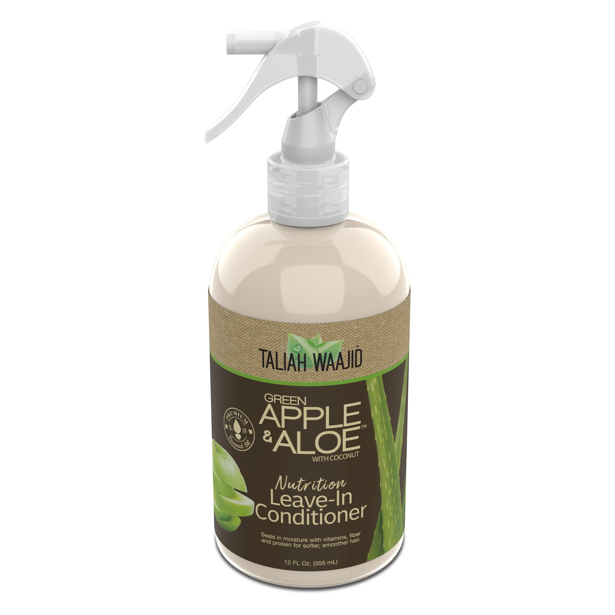 Taliah Waajid Green Apple & Aloe Nutrition Leave-In Conditioner, 12 oz (Pack of 2)