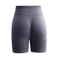 thumbnail image 4 of Gibobby Yoga pants cortos mujer Pantalones de yoga de cadera de melocotón para mujer Fitness Elástico Transpirable Levantamiento de cadera Deportes ca(Gris oscuro,G), 4 of 5