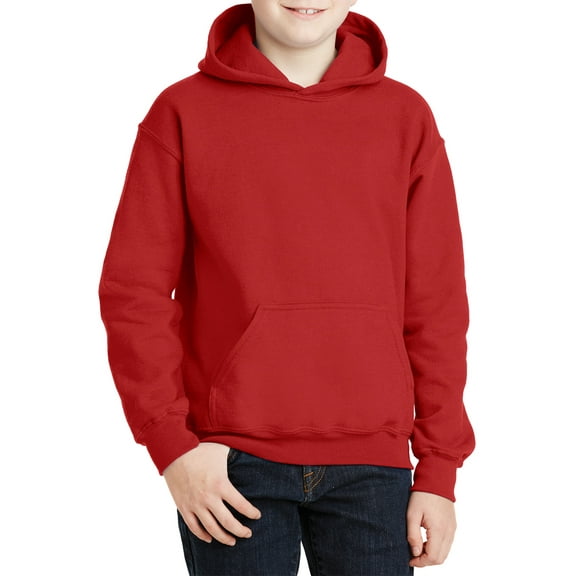 Hoodies for Girls Boys Hoody for Kids Teen Girls Hoody Kid Pullover Red Hooded Sweatshirt Size 6-8 10-12 14-16 18-20 - S M L XL - Age 6 to 20 Years Old Youth Hoodie
