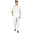 thumbnail image 1 of Inkmeso Ensemble de Pyjama Solide pour Hommes Manches Courtes Vêtements de Nuit Col Rond Ensemble, 1 of 7