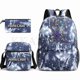 thumbnail image 3 of my world 3pcs Set Backpack Students Cartoon 3D Printed School Bag Bookbag Unisex Casual Travel bags Shoulder Bag Mochilas, 3 of 4