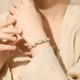 thumbnail image 2 of Pulsera hecha a mano para mujer, cordón tejido ajustable de plata 925, 2 of 2