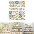 thumbnail image 2 of 6 uds., pegatina para escalera de suelo de azulejo de frutas, decoración de Pvc para baño y cocina, calcomanías murales impermeables, papel tapiz artístico, 2 of 5