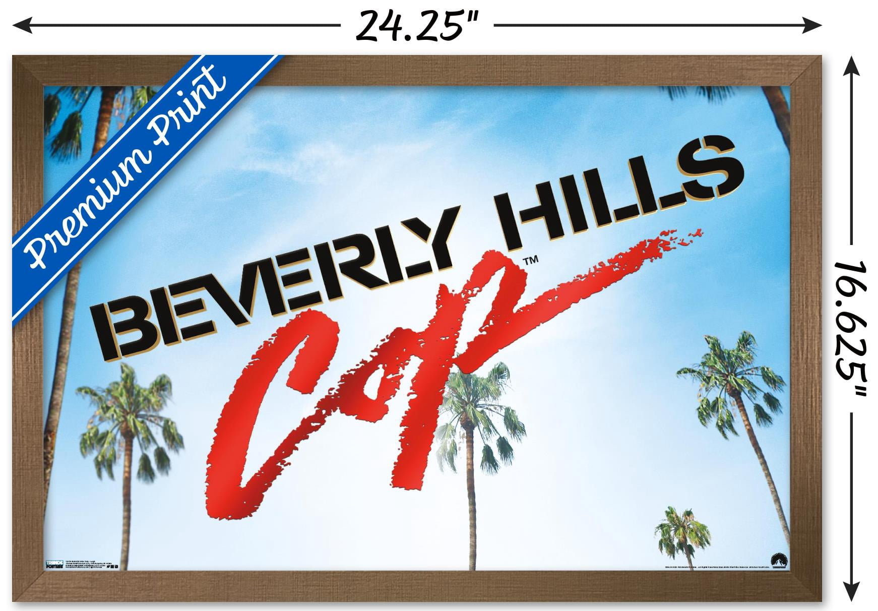 Beverly Hills Cop - Logo Wall Poster, 14.725" x 22.375", Framed
