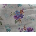 thumbnail image 4 of oneOone Georgette Viscose Grayish Blue Fabric Leaves & Watercolor Flower Floral Diy Clothing Quilting Fabric Print Fabric By Yard 42 Inch Wide, 4 of 4