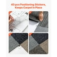 thumbnail image 3 of VEVOR Carpet Tiles Reusable 20x20 inch, 24 PCS Modular Carpet Square Rug, Commercial Floor Soft Padded for Seamless Cover 66.6sq.ft, Easy DIY Replacement for Living Room Bedroom Indoor,Multicolor, 3 of 9