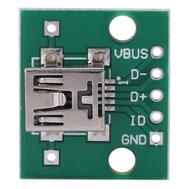 Placa adaptadora US Bto DIP, 10 piezas Mini USB a placa adaptadora US Bto DIP Placa adaptadora USBDIP Eficiencia óptima