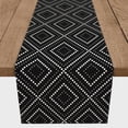 thumbnail image 3 of Creative Products Black Diamond 16x90 Poly Twill Table Runner, 3 of 3