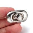 thumbnail image 2 of 10pcs Purse Turn Lock Accessory Purse Lock for Leather Handbag Bag (Silver), 2 of 8