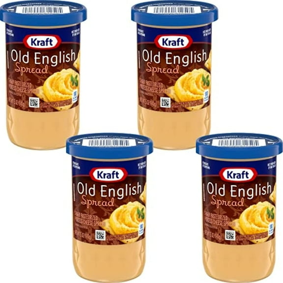 Kraft Cheese Spread, Old English 5 Oz (Pack Of 4)