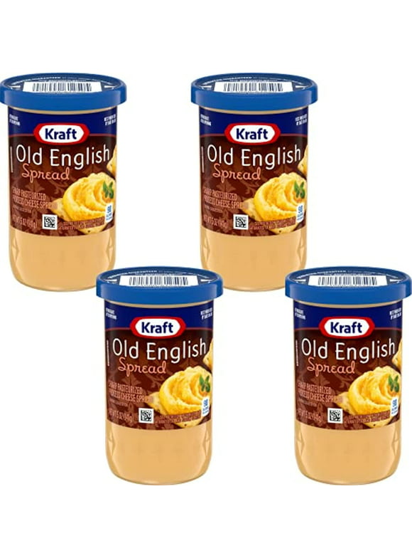 Kraft Cheese Spread, Old English 5 Oz (Pack Of 4)