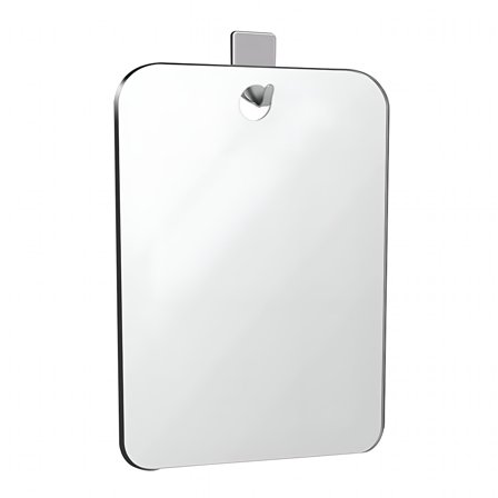 ACDANC Makeup Mirror Small Hanging Mirror Bathroom Hanging Mirror with Adhesive Hook Anti-fog Rectangle Unbreakable Travel Portable Women Makeup Men Shaving