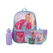 JoJo Siwa Music Pink Blue and Purple 5-Piece Backpack Set