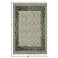 thumbnail image 3 of Casavani Square Hand Tufted Cotton Dhurrie Gray Living Room Carpets Home Decor Kilim Rug 9x9 Feet, 3 of 5