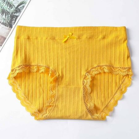 Womens Briefs Underwear Packs Cotton Ladies Stretch Panties High-Cut Full Coverage Stretch Cool Underwear Underpants Seamless Full Coverage Briefs Seamless Thong Shapewear Stretch No Show Bikini