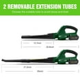 thumbnail image 2 of JahyShow Cordless Leaf Blower Battery Operated: 20V Electric Mini Handheld Leaf Blower - Lightweight Small Powerful Blower Battery Powered, 2 of 10