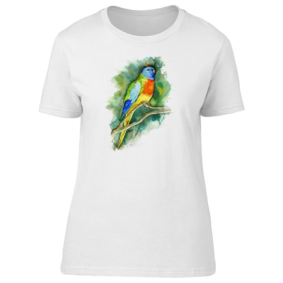 Beautiful Tropical Bird Parrot Tee Women's -Image by Shutterstock