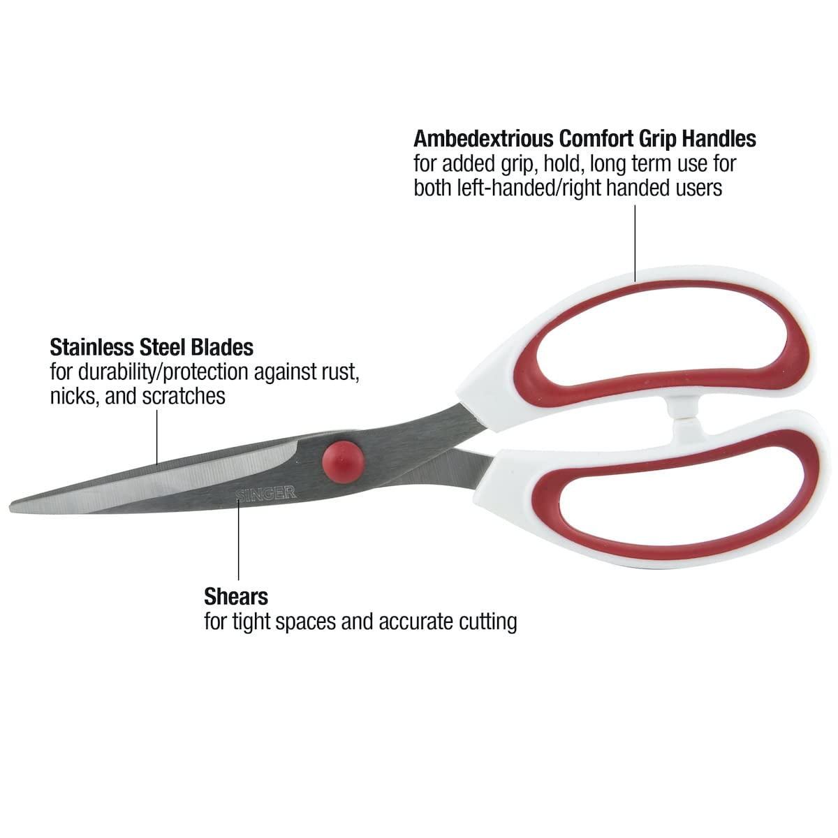 Singer Fabric Scissors (Pack of 18)